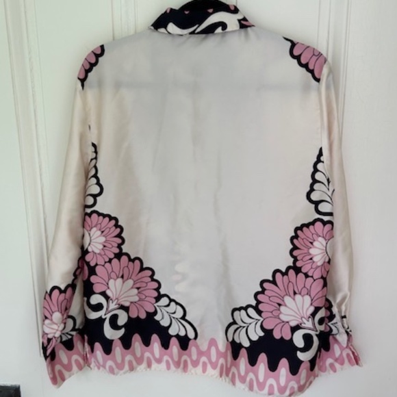 ZARA Satin Button up Blouse, Sz M - Picture 6 of 7